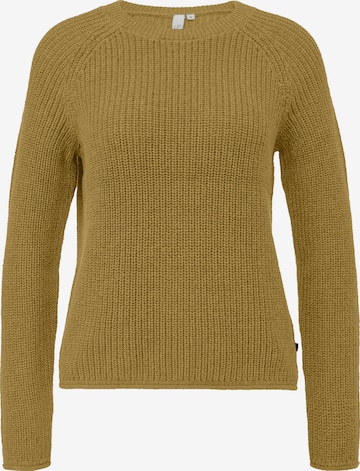 Pull-over QS en jaune : devant