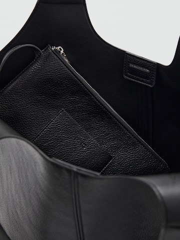 MANGO Shopper 'Candance' in Zwart