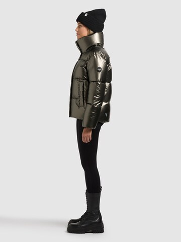 Veste d’hiver 'Rinja Shiny' khujo en marron