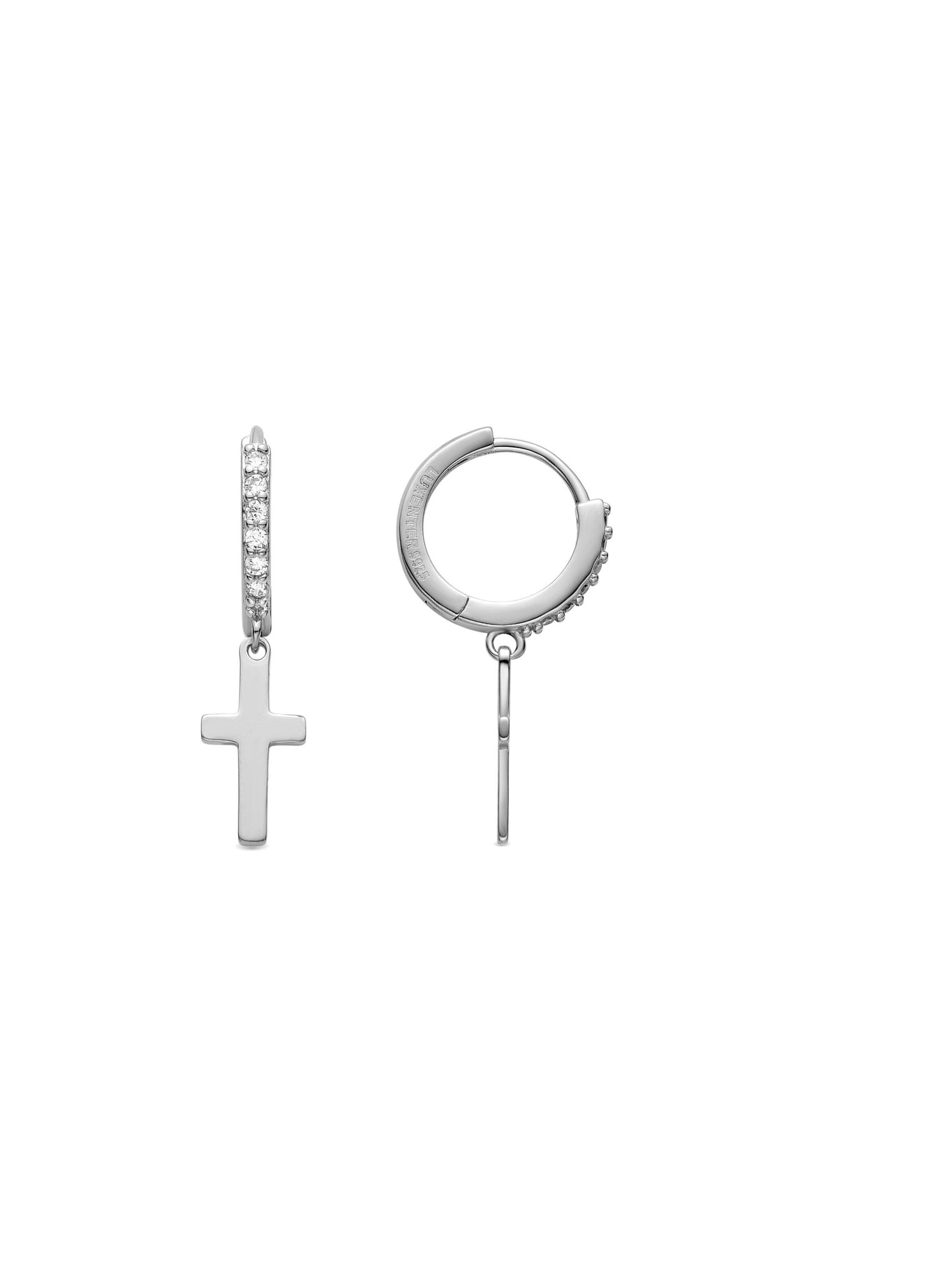 Boucles d'oreilles 'Diret' Luxenter en blanc