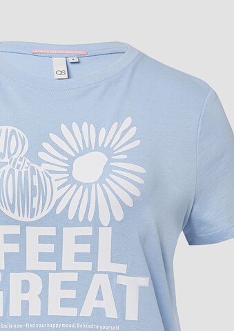 T-shirt QS en bleu