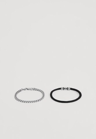 GUESS - Pulseira 'EXAGON' em preto: frente