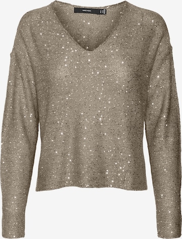 VERO MODA Pullover 'LEILANI' i brun: forside