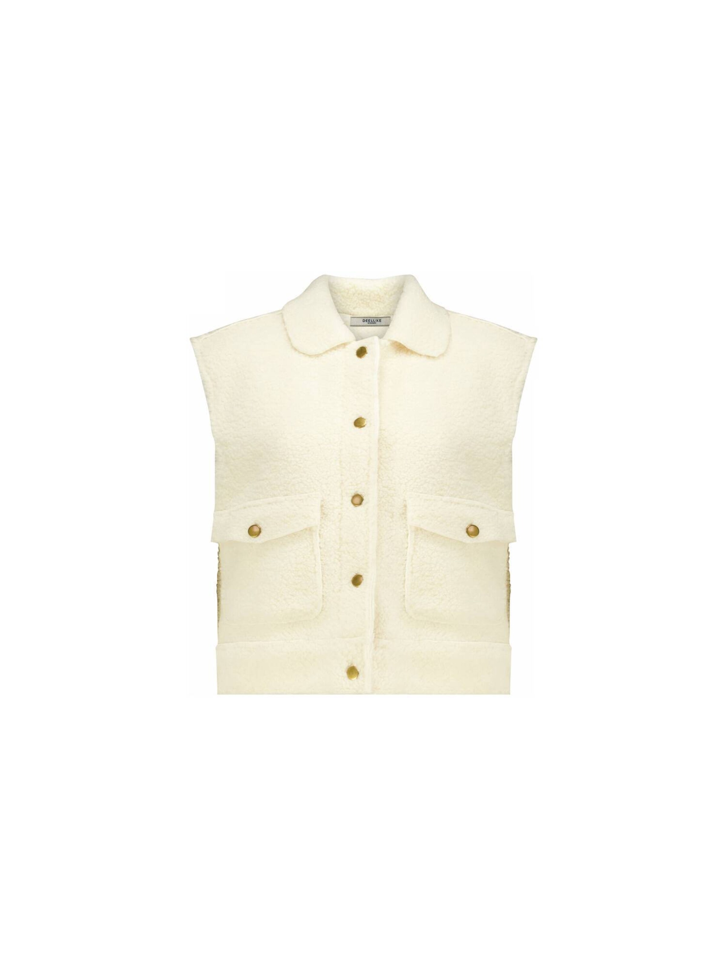 Deeluxe Bodywarmer 'FERDJY' in Beige: voorkant