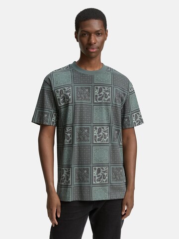 TOM TAILOR DENIM Shirt in Grijs: voorkant