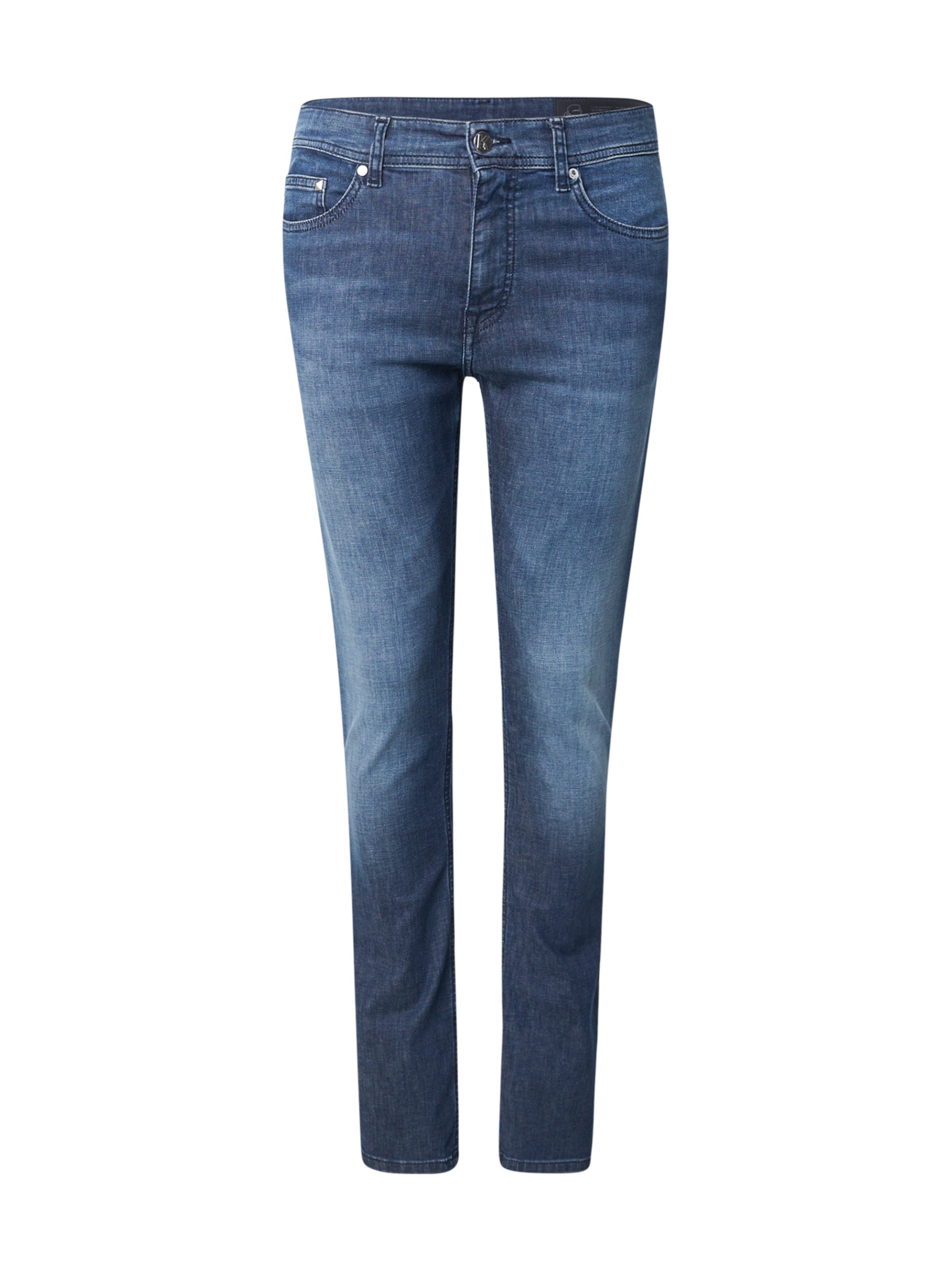 Coupe slim Jean Karl Lagerfeld en bleu : devant