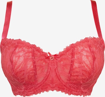 Balconnet Soutien-gorge 'Cariba' SugarShape en rose : devant