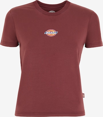 DICKIESMajica 'Maple Valley' - crvena boja: prednji dio