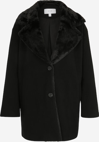 Vila Petite Between-Seasons Coat 'Metil' in Black: front