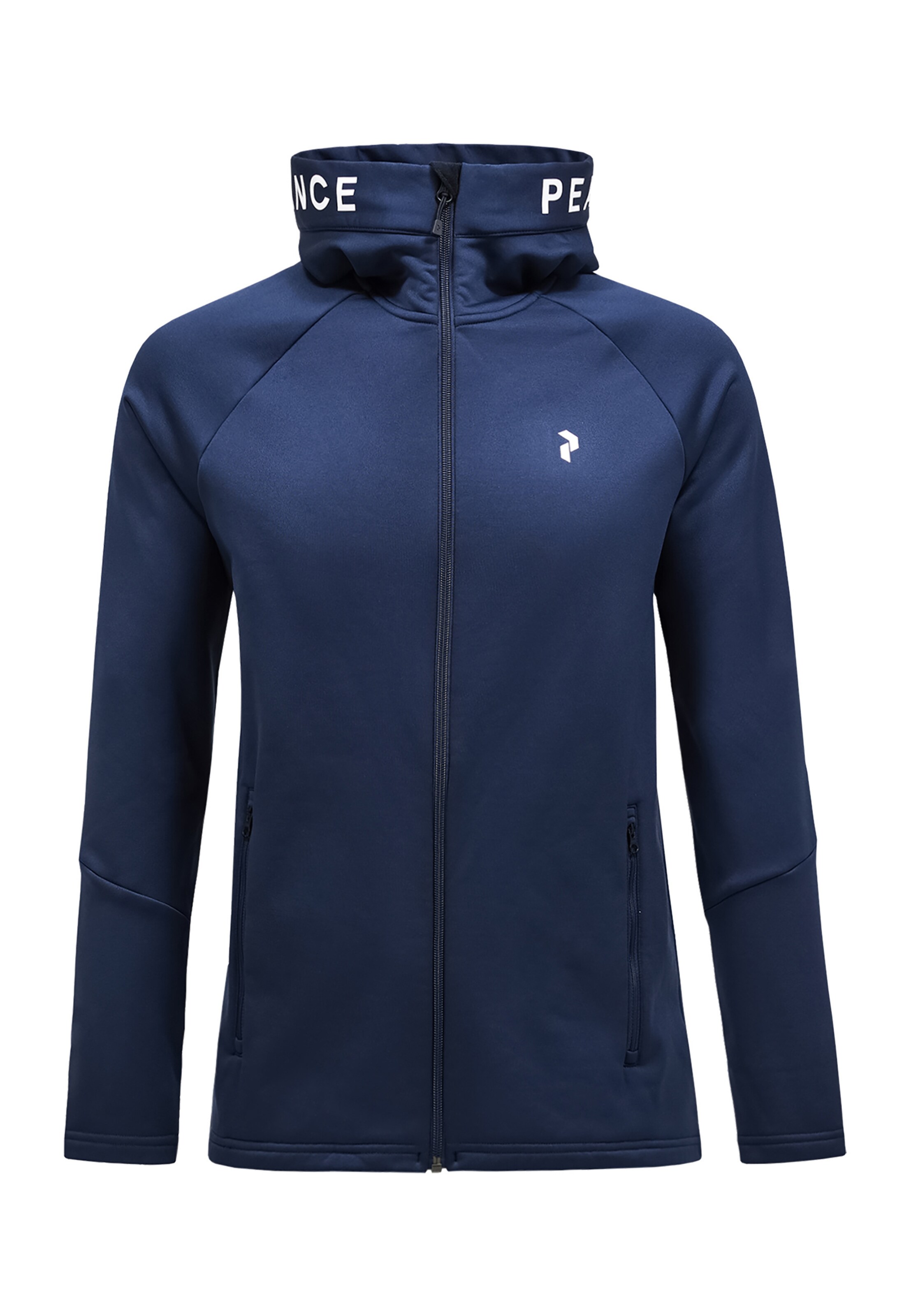 PEAK PERFORMANCE Funktionsfleecejacke 'Rider' in Blau: Vorderseite