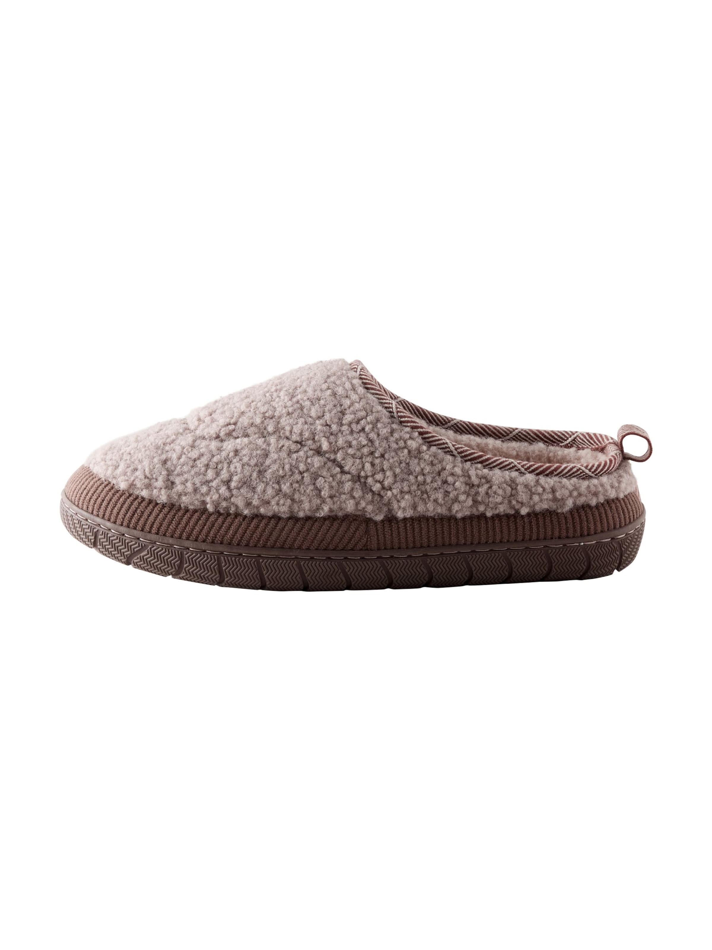 Next Hausschuh in Beige: Vorderseite