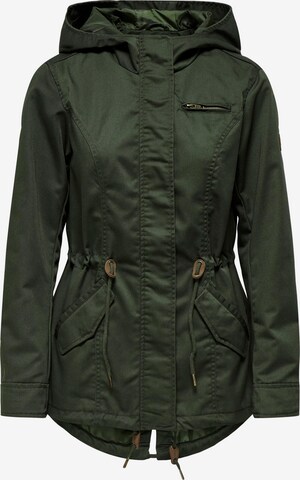 Parka mi-saison 'LORCA' ONLY en vert : devant