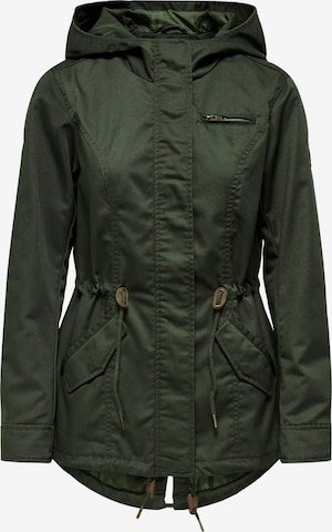 ONLY Between-seasons parka 'ONLLORCA' in Green: front