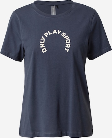 ONLY PLAY - Camisa funcionais 'REETA' em azul: frente