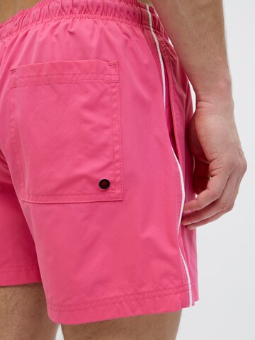 JACK & JONES Zwemshorts 'JPSTMaui' in Roze