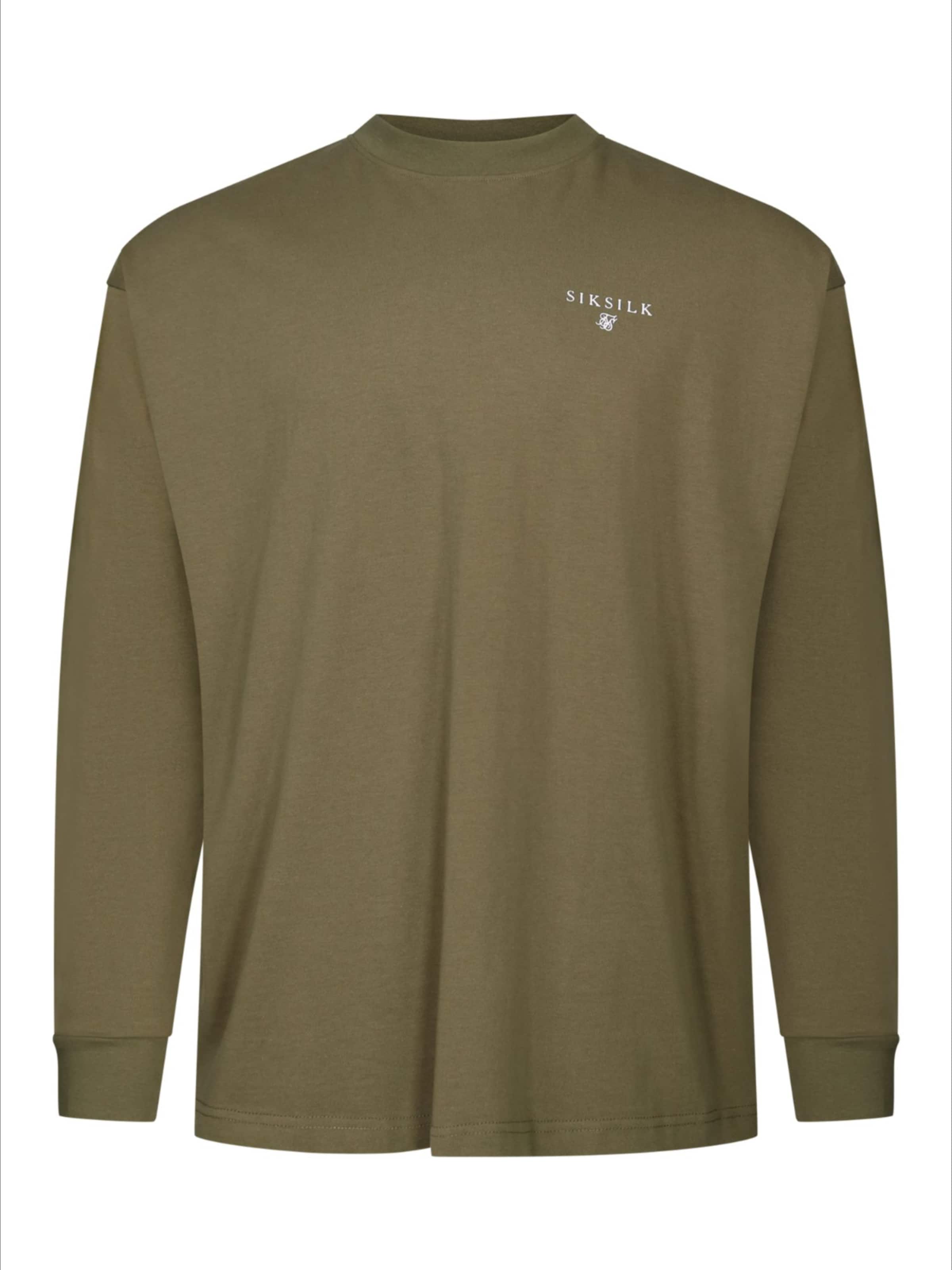 SikSilk Shirt in Groen: voorkant
