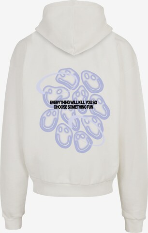 Lost Youth Sweatshirt 'Smiley' in White