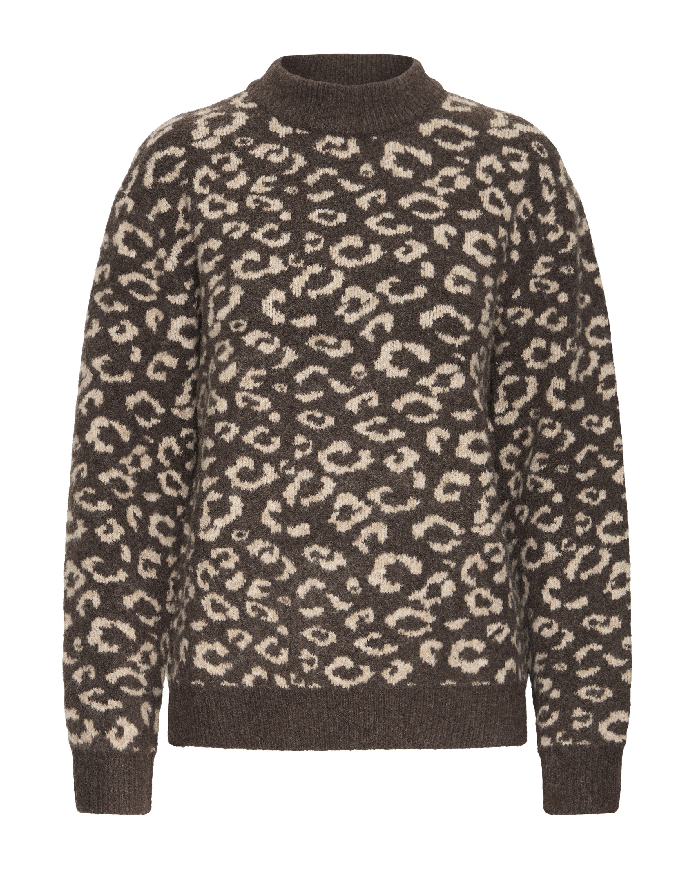Pull-over 'PZARTHA' Pulz en marron : devant