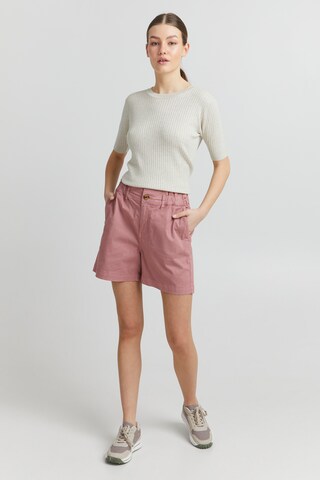 Oxmo Regular Chinohose 'Chai' in Pink