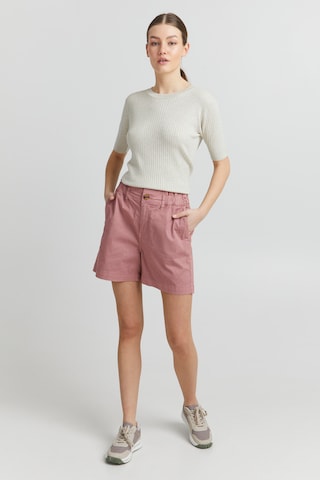 Oxmo Regular Pants 'Chai' in Pink