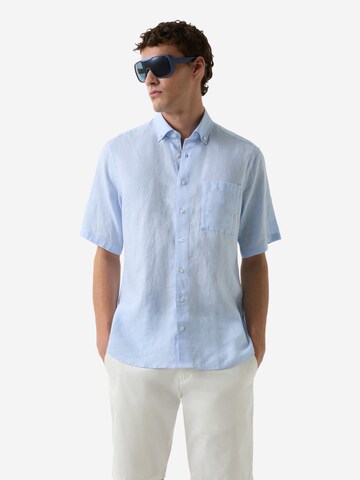 BOGNER Comfort Fit Hemd 'Lykos' in Blau: Vorderseite