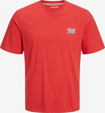 JACK & JONES T-Shirt 'TREVOR' in Rot: predná strana