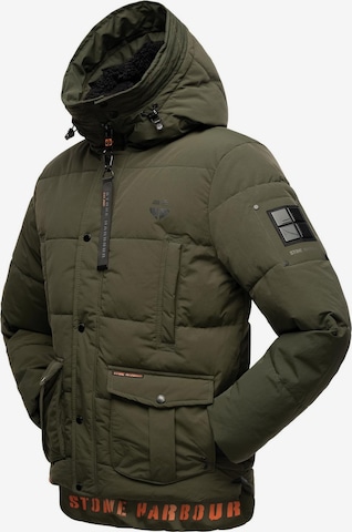 STONE HARBOUR Winter Jacket 'Admaroo' in Green