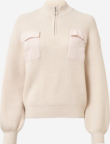 ONLY Sweater 'PETRA' in Beige: front