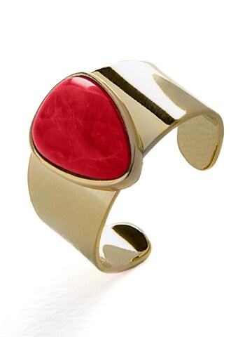 Bague 'Sheak' Luxenter en rouge : devant