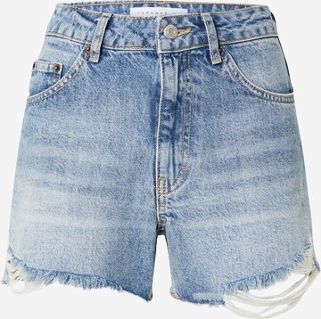 TOPSHOP Regular Shorts in Blau: predná strana