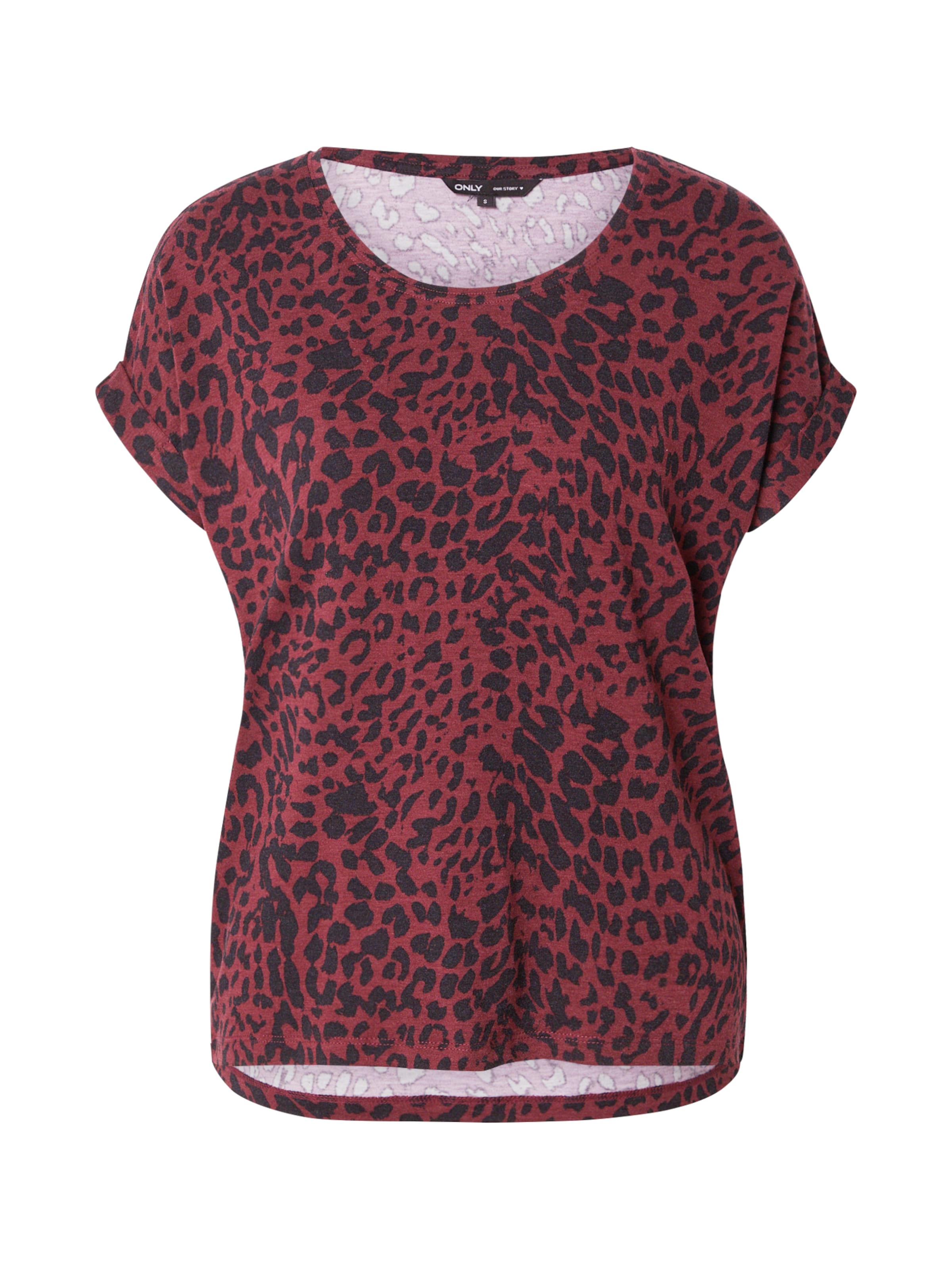 ONLY Футболка 'ONLMOSTER' в Красный: спереди