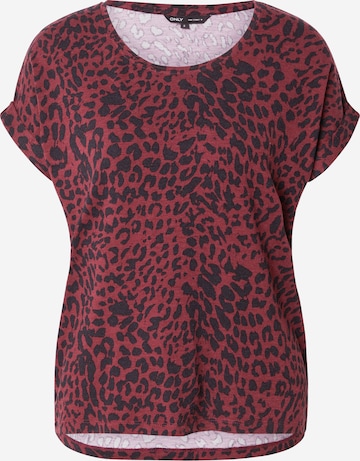 ONLY Shirt 'ONLMOSTER' in Red: front