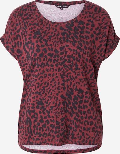 Tricou 'ONLMOSTER' ONLY pe roși aprins / negru, Vizualizare produs