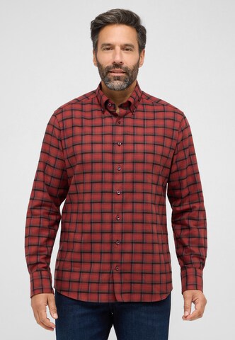 ETERNA Regular fit Button Up Shirt in Red: front