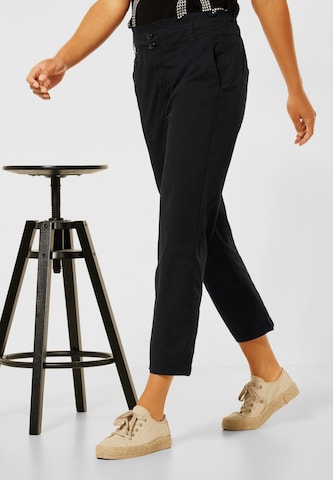 STREET ONE Loose fit Chino Pants in Black: front