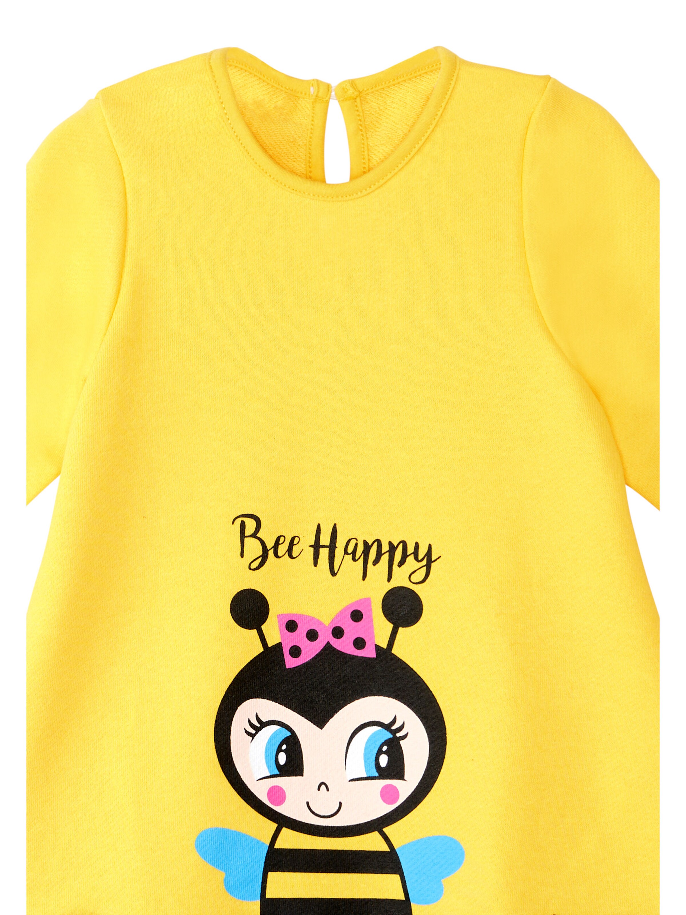Abito 'Cute Bee' di Denokids in giallo