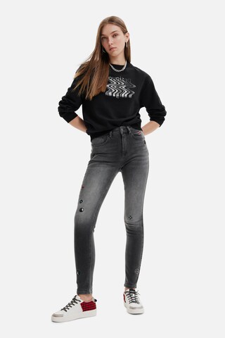 Slimfit Jeans de la Desigual pe negru