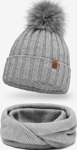 Bonnet '70100 Set' Vivisence en gris : devant