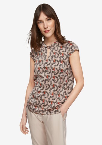 COMMA Blouse in Beige: voorkant