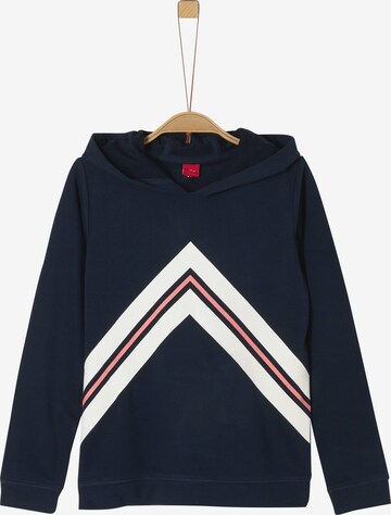 Sweat-shirt s.Oliver en bleu : devant