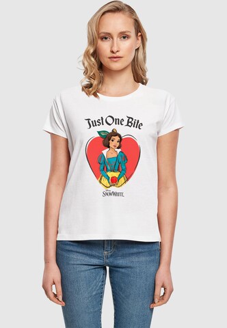 T-shirt 'Snow White - One Bite' ABSOLUTE CULT en blanc : devant