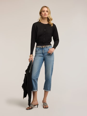 MOTIVI Gebreid vest in Zwart