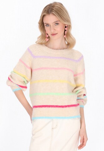 MYMO - Jersey en beige: frente