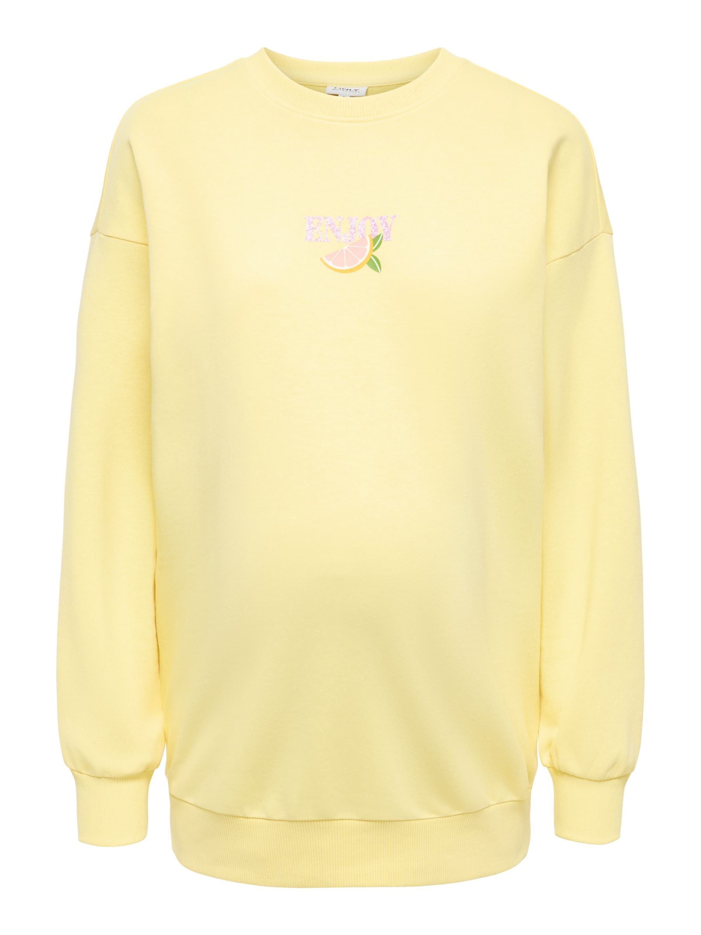Only Maternity - Sudadera 'OLMKita' en amarillo