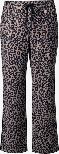 Kelnės iš Ulla Popken, spalva – šviesiai ruda / margai juoda, Prekių apžvalga