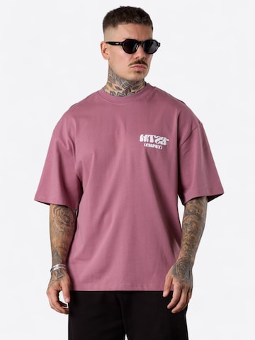 T-Shirt ' CMPNY' ESTEEM en rose : devant