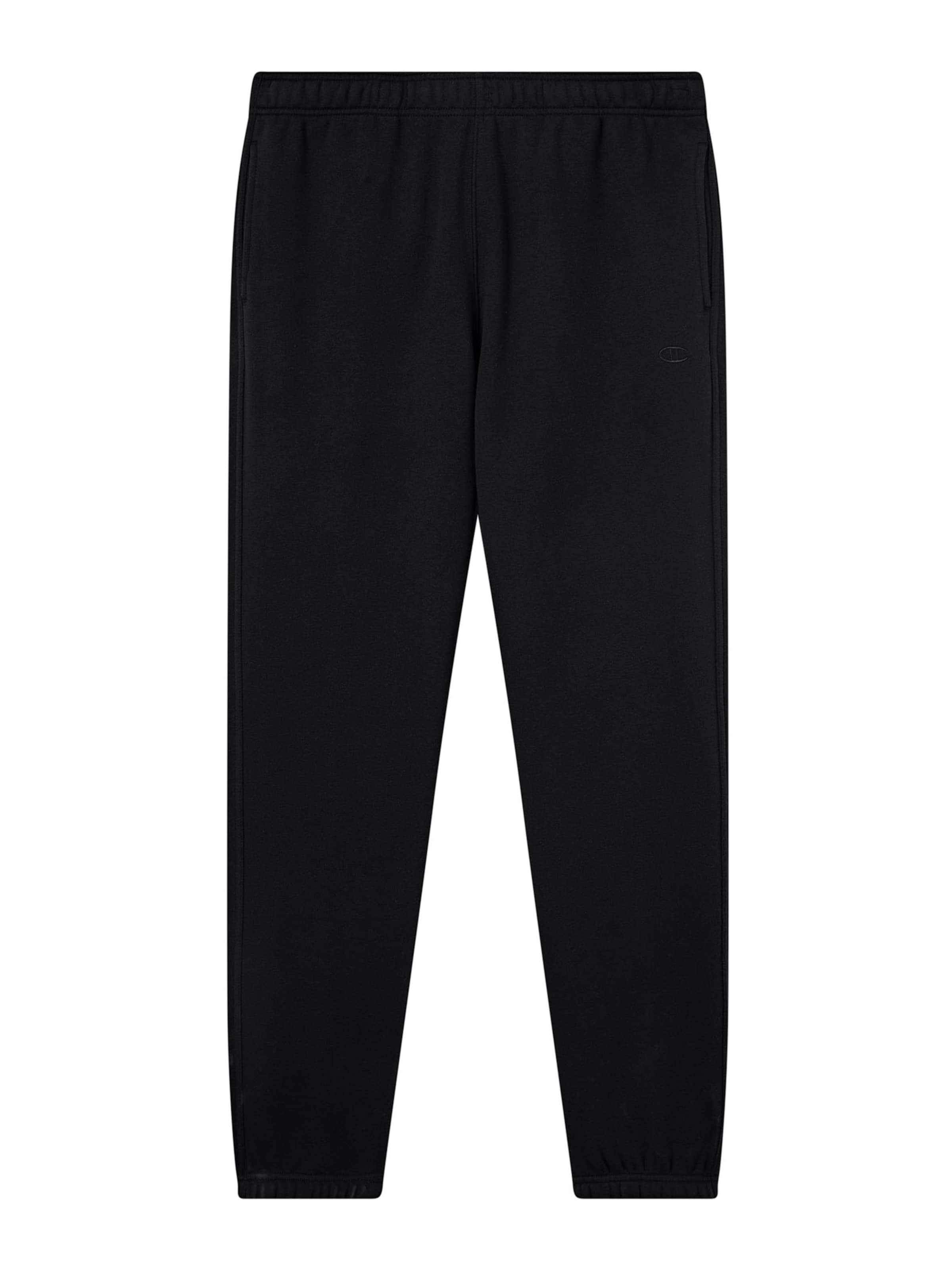 Tapered Pantaloni di Champion Authentic Athletic Apparel in nero: frontale