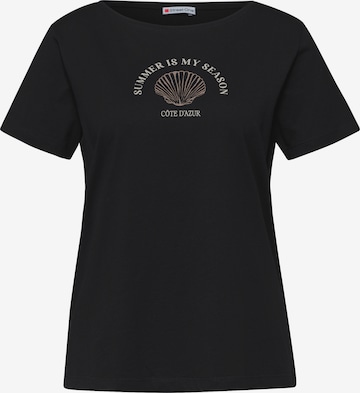 STREET ONE Shirt in Black: front