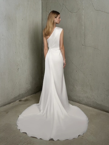 Serravalle Evening Dress 'Tela' in Beige