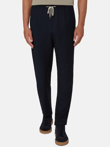 Coupe slim Pantalon à pince Boggi Milano en bleu : devant